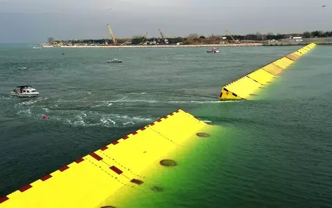 Italy: The barrier system protected Venice from very high water