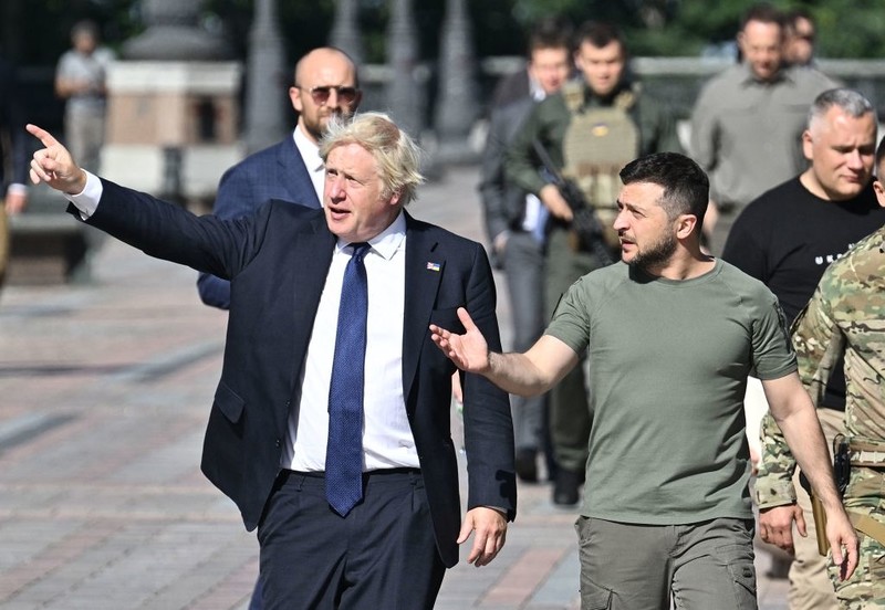 Były brytyjski premier Boris Johnson honorowym kijowianinem