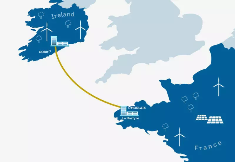 Ireland will be connected by a "Celtic Interconnector" with France