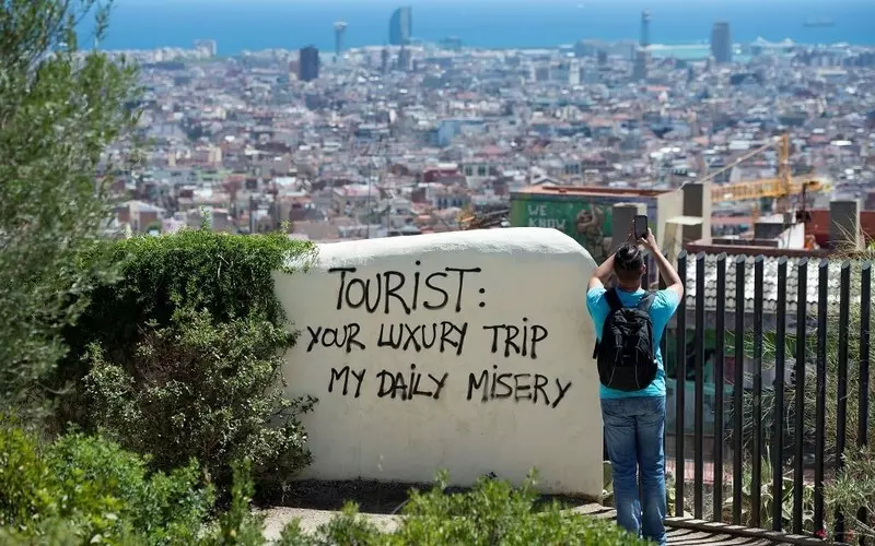 Barcelona authorities have limited the number of tourists visiting the city