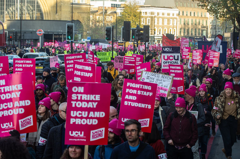 Strikes every day before Christmas in the UK