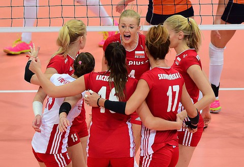 Polish volleyball team meet their rivals