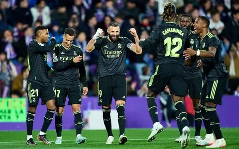 La Liga: Benzema's two goals, Real Madrid win in Valladolid