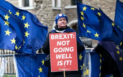 One in three Tory voters lose faith in Brexit, poll finds