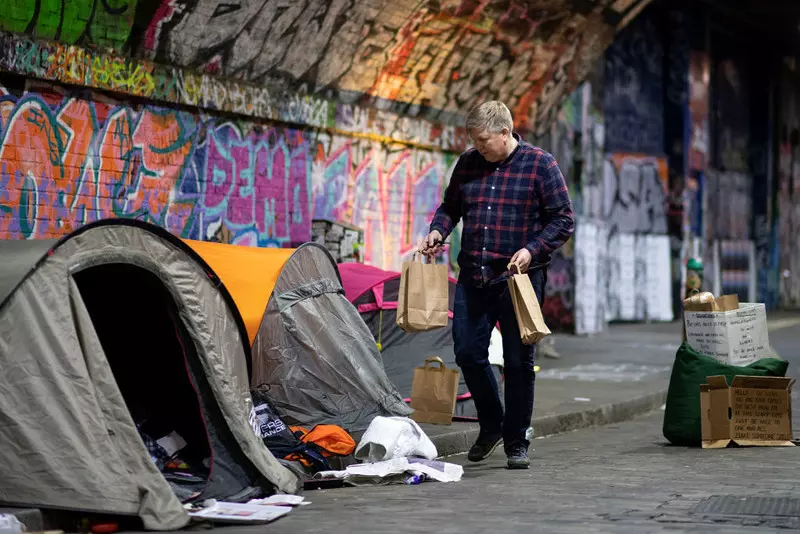 Co 58. mieszkaniec Londynu jest bezdomny. To znacznie wyższy odsetek niż na pozostałym terytorium UK