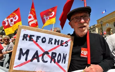 France spends more on pensions than its neighbors and the retirement age is among the lowest in the 