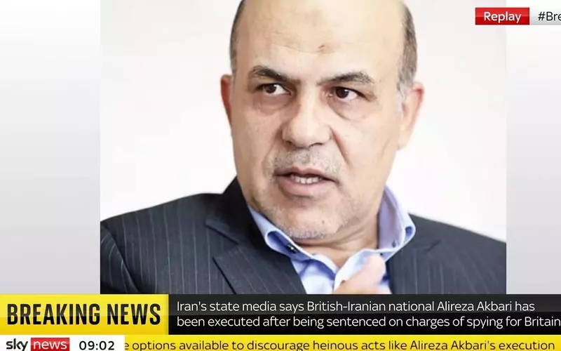 Sunak On Hanging Former Iranian Deputy Minister: It's A Cowardly Act Of A Barbaric Regime