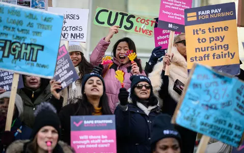 British nurses are on strike again. Government says no money for pay rises