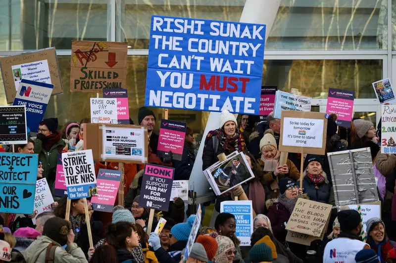 W lutym w UK jeszcze więcej strajków. Kto i kiedy będzie prostestować?