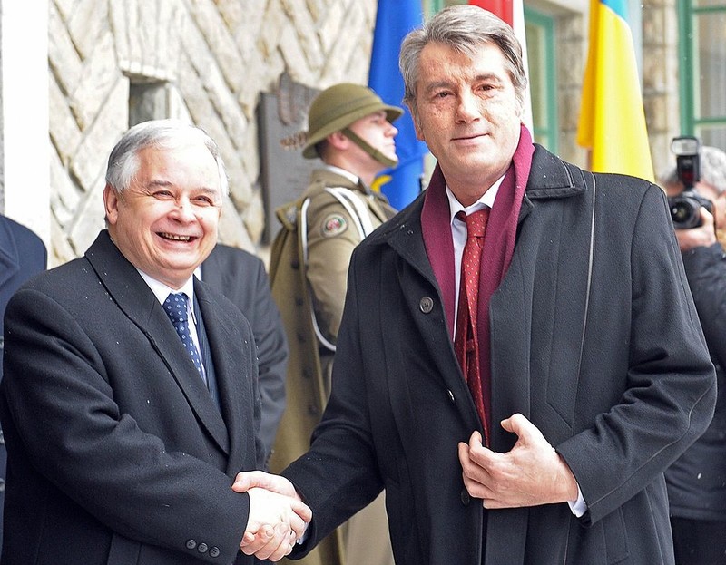 Były prezydent Ukrainy jest "przekonany", że Lecha Kaczyńskiego zabili Rosjanie