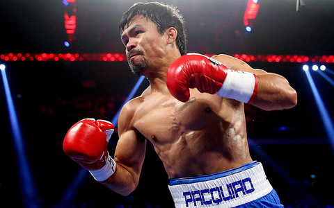 Manny Pacquiao claims WBO welterweight title on return to the ring