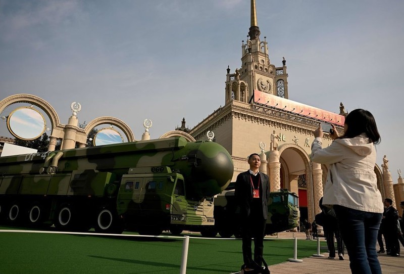 China has more ICBM launchers on land than the US