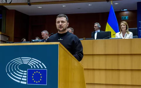 President Zelensky in the EP: I stand before you to defend Ukraine's right to return home, to Europe