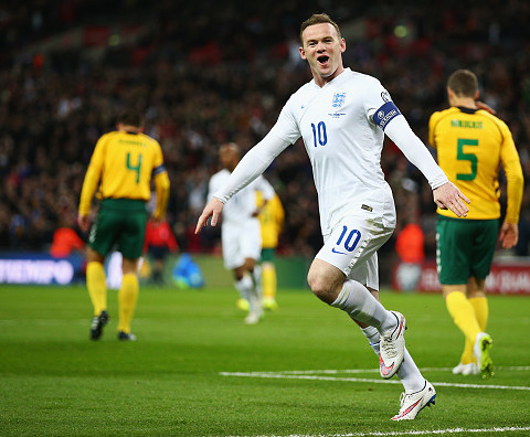 Rooney kapitanem Anglików w meczu ze Szkocją