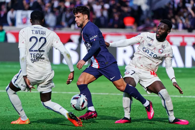 Liga francuska: Grad bramek w Paryżu, PSG pokonał Lille 4:3