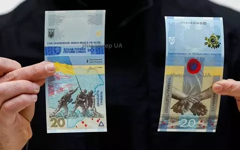 Ukraine unveils new banknote on anniversary of war, with slogan "we remember and will not forgive"