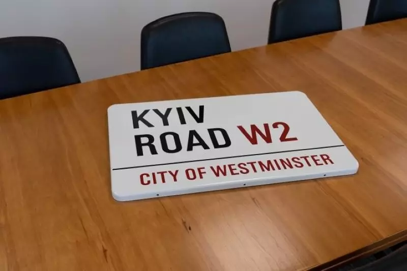 Londyńska ulica została przemianowana na Kyiv Road dla upamiętnienia pierwszej rocznicy inwazji