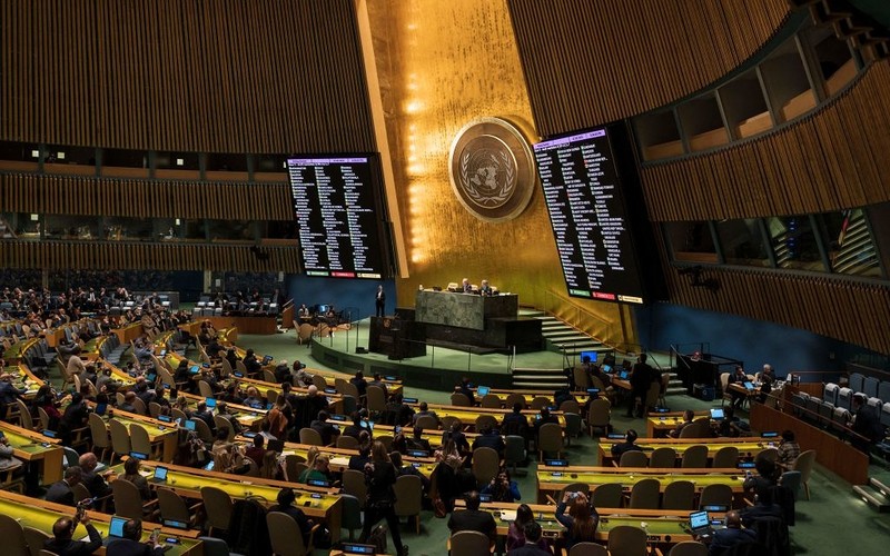 The UN adopted a resolution calling for the restoration of peace in Ukraine