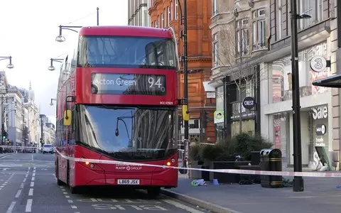 Oxford Street stabbing: First pictures after man knifed on London bus with pool of blood and ripped 