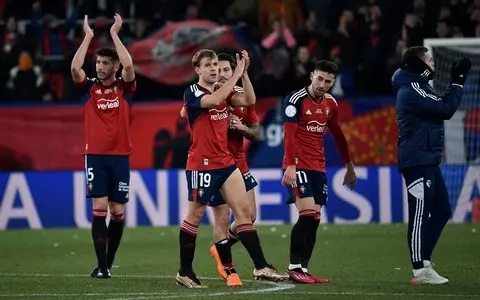 Copa del Rey: Osasuna better than Bilbao in first semifinal match