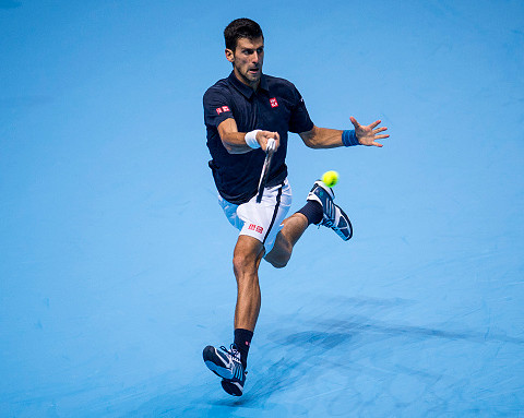 Novak Djokovic edges out Milos Raonic to seal last four spot with a game to spare