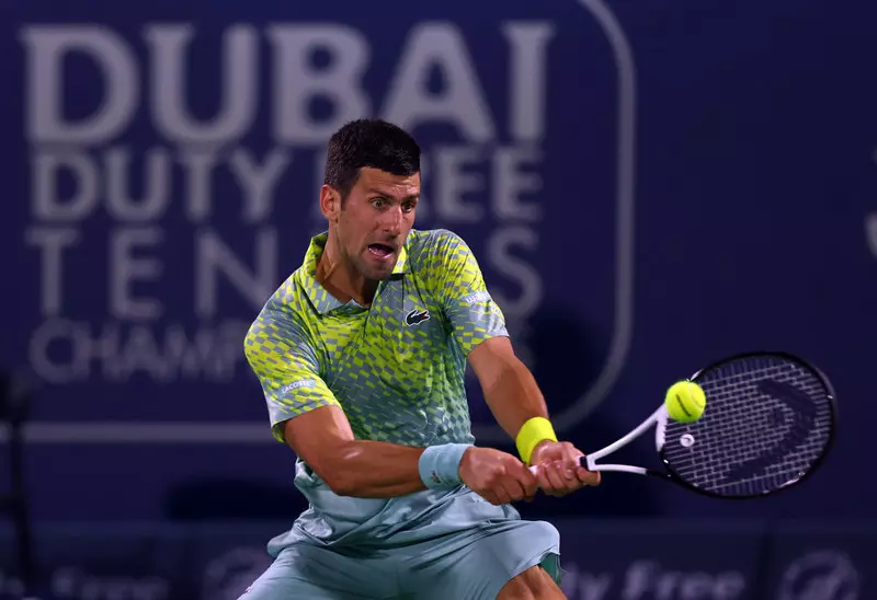 ATP tournament in Dubai: Djokovic's first defeat of the season