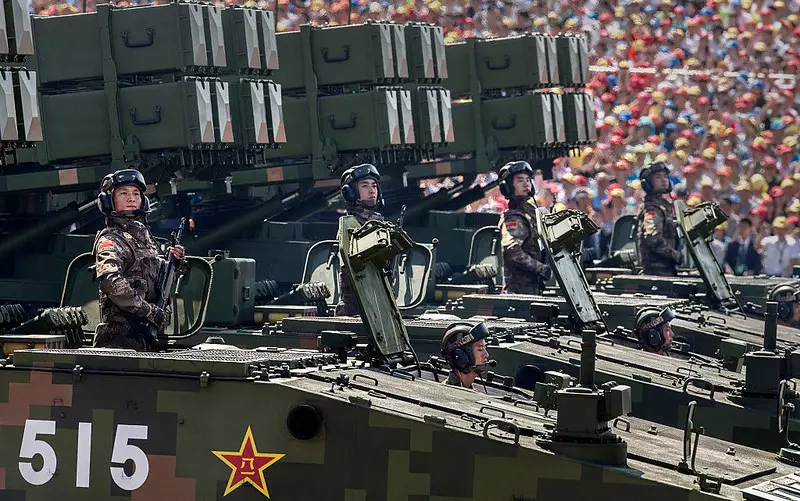 China strongly increase their expenses for reinforcements. "The army must strengthen combat readines