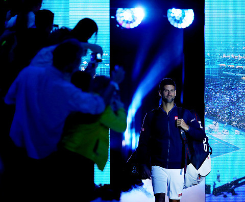 Novak Djokovic beats David Goffin at ATP World Tour Finals