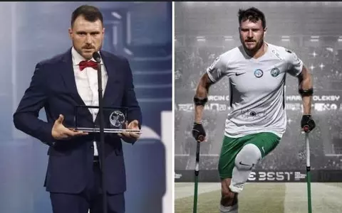 Ampfutbolist Marcin Oleksy, hero of the FIFA gala, returns to league fields