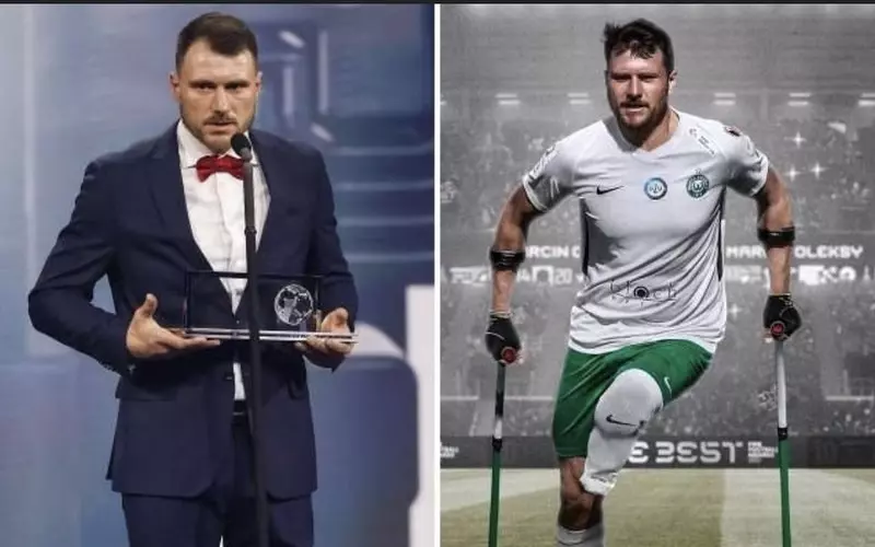 Ampfutbolista Marcin Oleksy, bohater gali FIFA, wraca na ligowe boiska