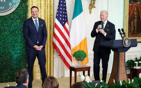 Premier Irlandii i prezydent Biden rozmawiali m.in. o pomocy Ukrainie