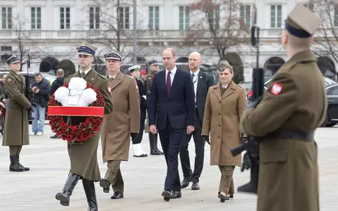 Prince William on a secret visit to Poland. He met e.g. with the soldiers