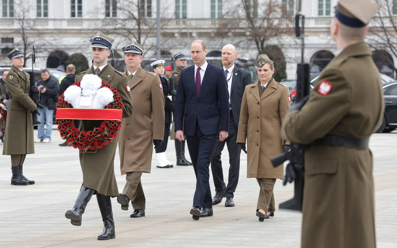 Prince William on a secret visit to Poland. He met e.g. with the soldiers