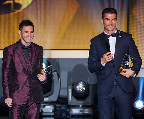 Messi goni Ronaldo, Lewandowski na 13. miejscu