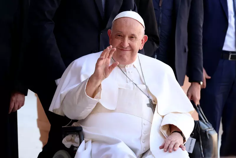 Pope's message of peace and hope will launch into orbit 