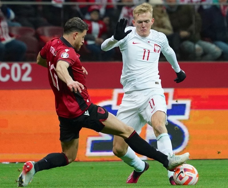 Euro 2024 qualifiers: Poland beats Albania 1-0