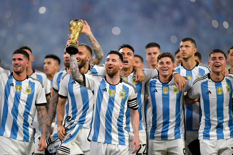 Argentina's players crushed Curacao, Messi's hat-trick