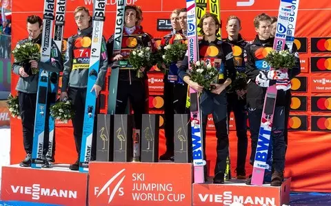FIS Ski World Cup in ski jumping: The fourth place of the Poles in Planica was won by the Austrians