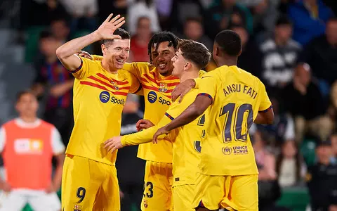 Spanish league: Lewandowski's two goals, a sure win for Barcelona