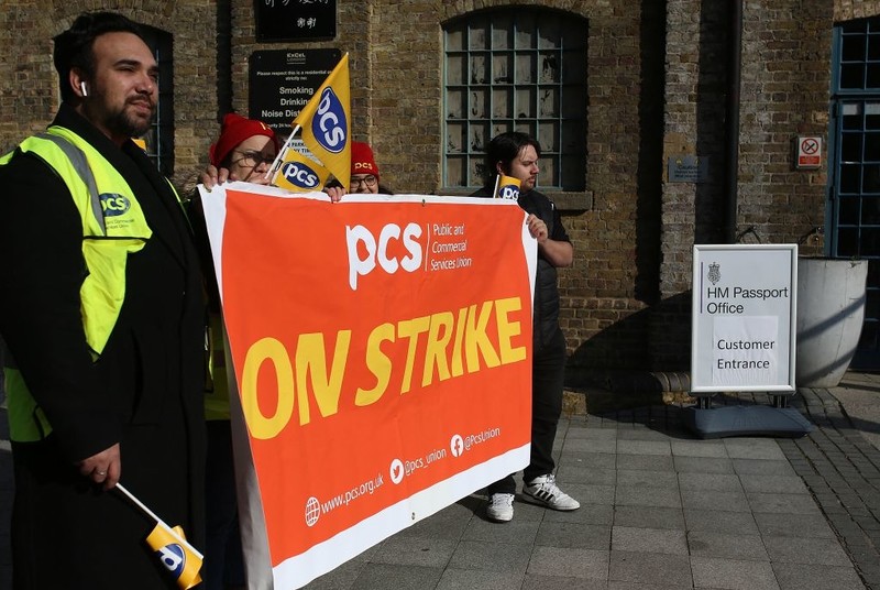 Passport Office staff begin five-week strike over pay and pensions