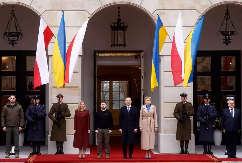 Prezydent Ukrainy przybył dzisiaj z oficjalną wizytą do Polski