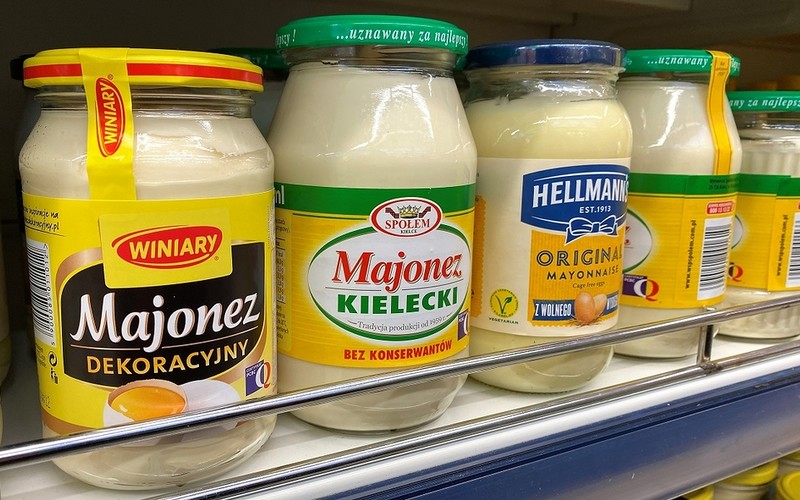 Tradition from branded packaging. Local or own Mayonnaise is a rarity on the Christmas table today
