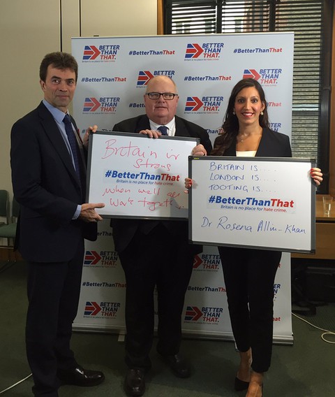 Cross-Party MPs and Community Leaders Team Up  to Launch National Anti-Hate Crime Campaign 
