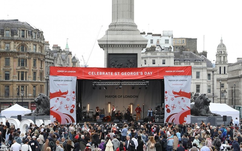 Trafalgar Square to host Mayor of London’s St George’s Day celebrations