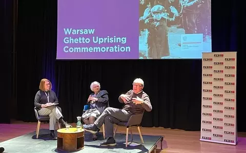 The 80th anniversary of the outbreak of the Warsaw Ghetto Uprising was commemorated in London