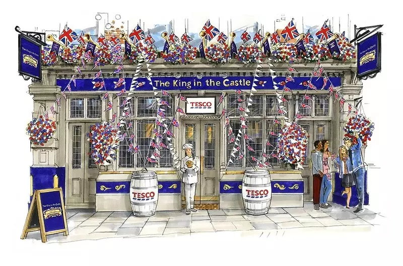 Tesco otworzy swój pierwszy pub w Londynie w przeddzień koronacji króla Karola III