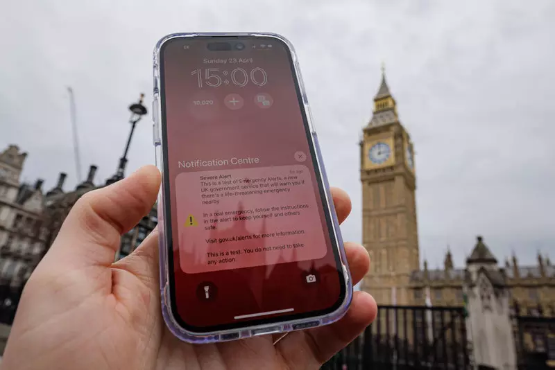 Wczorajszy test systemu awaryjnego ostrzegania nie zadziałał na niektórych telefonach w UK