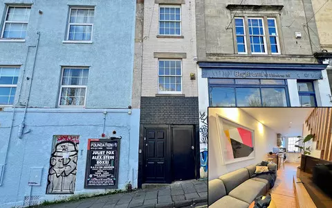 Inside one of the UK’s narrowest homes which is on sale for £300,000