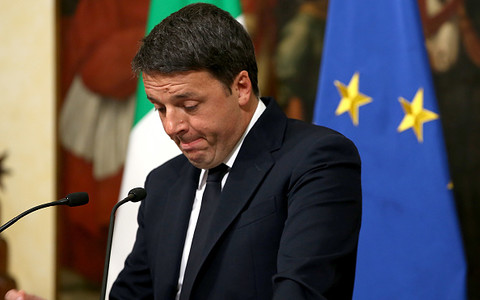 Włochy: Premier Renzi zapowiada dymisję po przegranej rządu w referendum