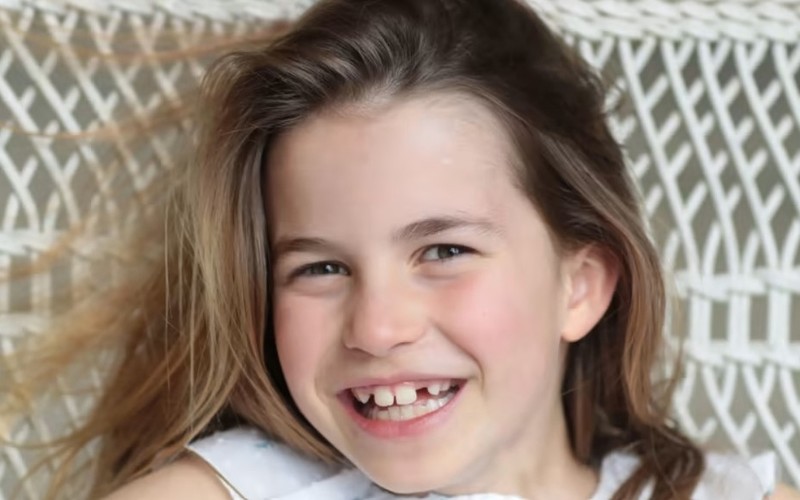 Princess Charlotte is all smiles in sweet picture released to mark her eighth birthday